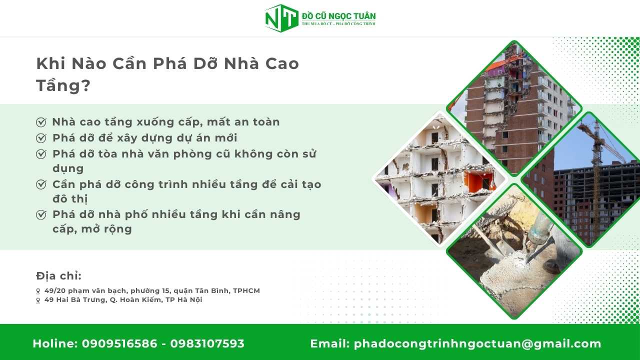 Khi Nào Cần Phá Dỡ Nhà Cao Tầng?