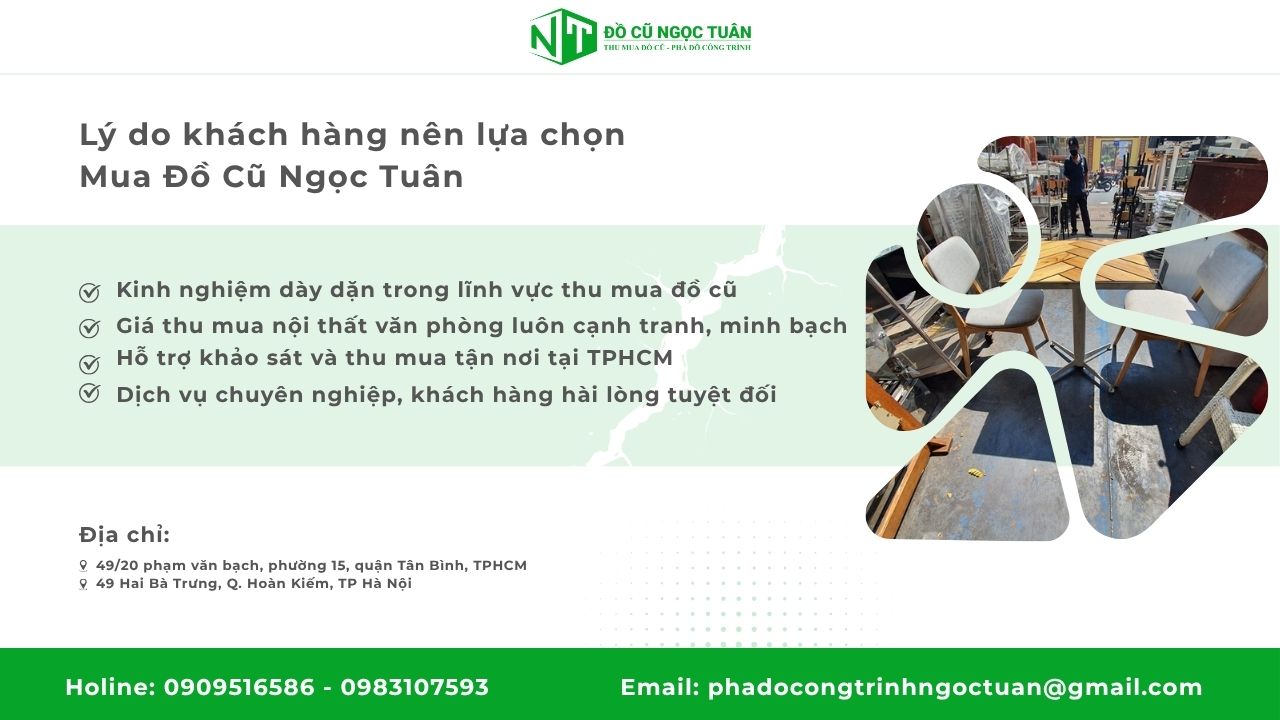 Lý do khách hàng nên lựa chọn Mua Đồ Cũ Ngọc Tuân