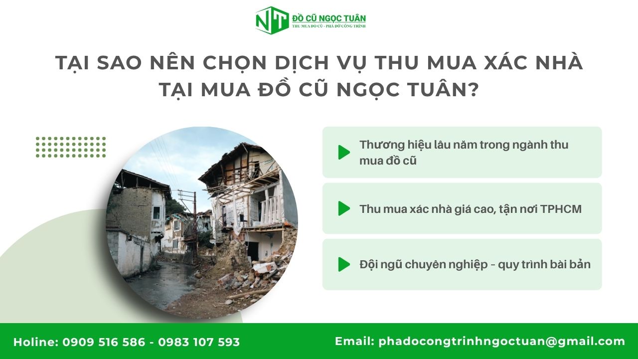 Thanh lý xác nhà tại Mua Đồ Cũ Ngọc Tuân