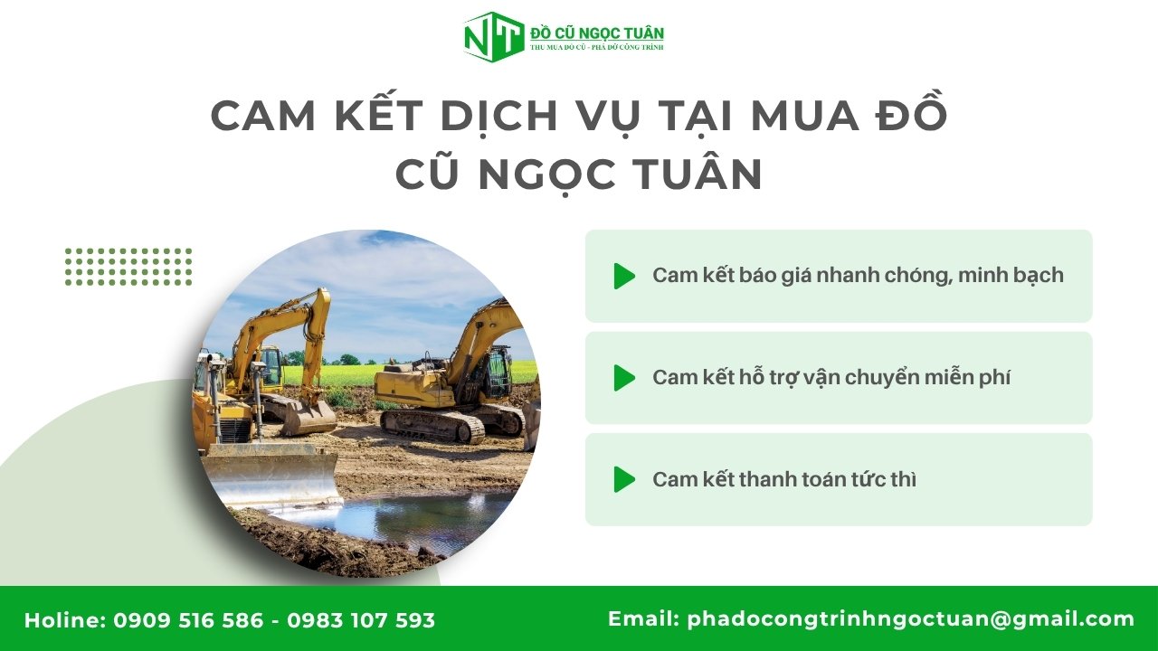 Cam kết dịch vụ tại Mua Đồ Cũ Ngọc Tuân