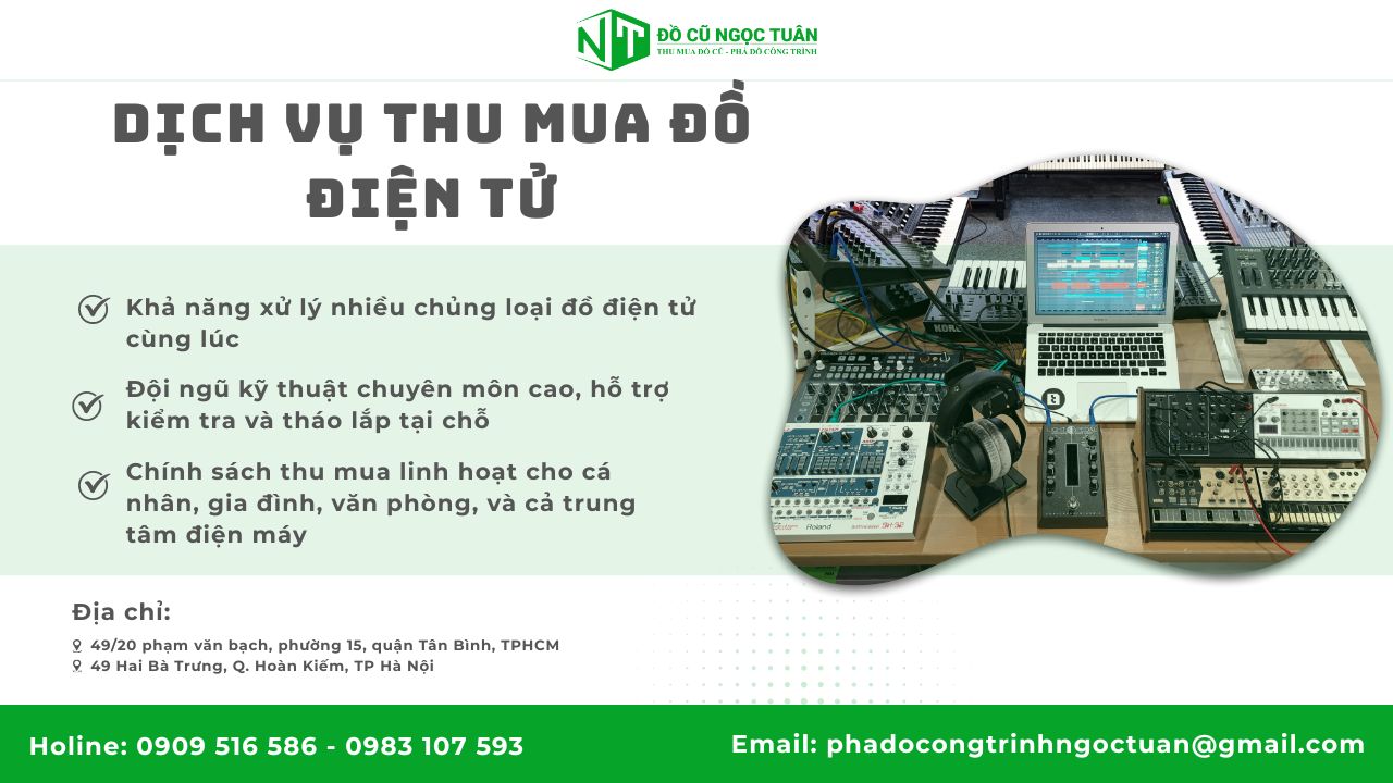 Dịch vụ thu mua đồ điện tử