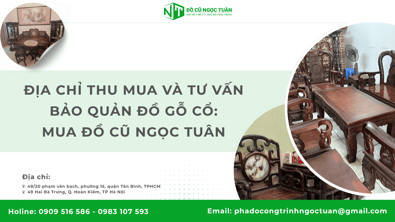 Cách Bảo Quản Đồ Gỗ Cổ từ Mua Đồ Cũ Ngọc Tuân 3 Cách bảo quản đồ gỗ cổ
