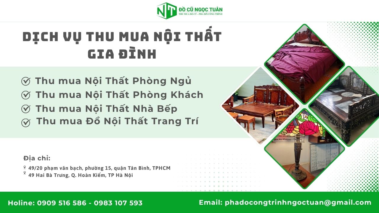 Dịch vụ thu mua nội thất gia đình