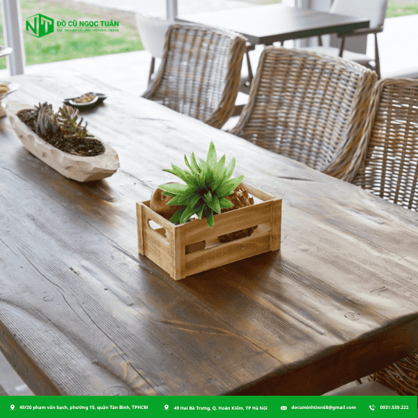 Dịch vụ thu mua bàn ghế gỗ cũ uy tín