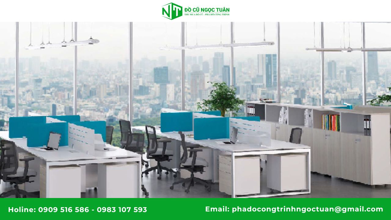 Lợi ích khi chọn dịch vụ thu mua nội thất văn phòng phường An Nhơn của Ngọc Tuân