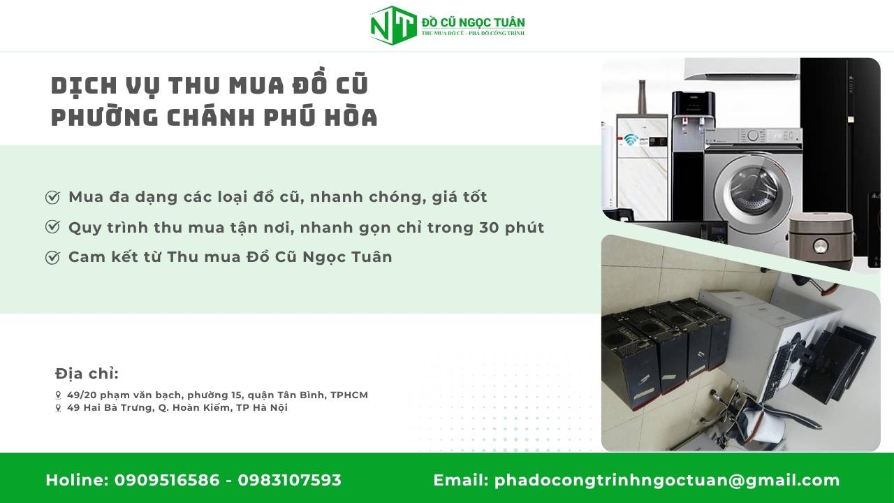 Dịch Vụ Thu Mua Đồ Cũ Phường Chánh Phú Hòa, Thanh Lý Đồ Cũ Uy Tín 2 Dịch Vụ Thu Mua Đồ Cũ Phường Chánh Phú Hòa