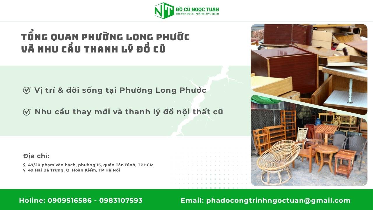 Dịch Vụ Thu Mua Đồ Cũ Phường Long Phước, Nhanh Chóng, Uy Tín 1 Tổng Quan Phường Long Phước Và Nhu Cầu Thanh Lý Đồ Cũ