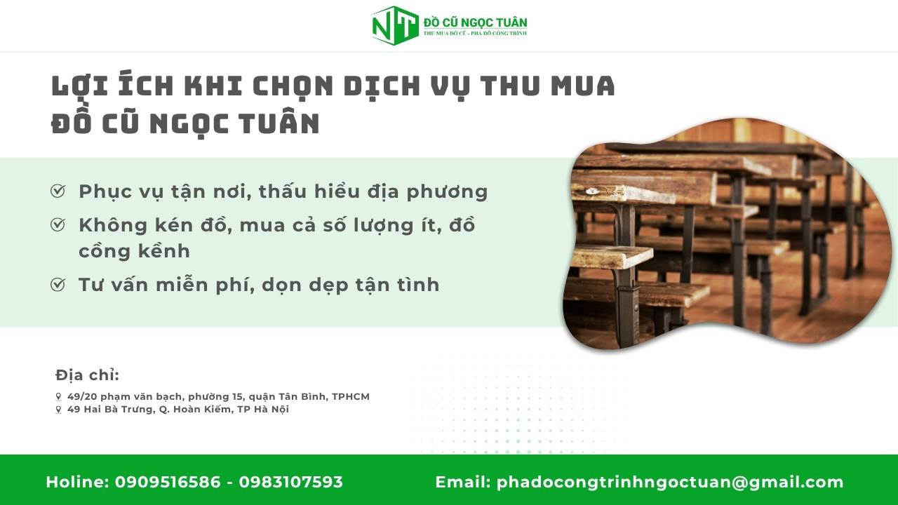 Dịch Vụ Thu Mua Đồ Cũ Phường Long Phước, Nhanh Chóng, Uy Tín 3 Lợi Ích Khi Chọn Dịch Vụ Thu Mua Đồ Cũ Ngọc Tuân