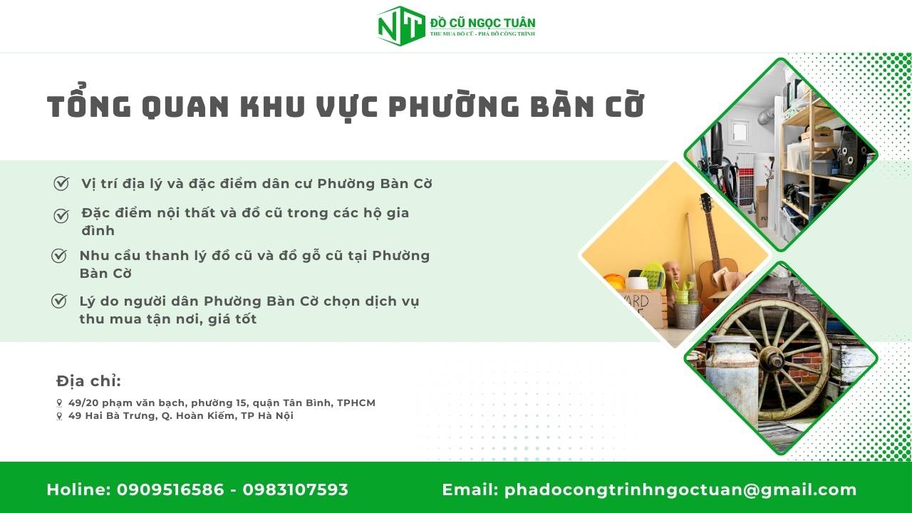 Dịch Vụ Thu Mua đồ cũ Phường Bàn Cờ Uy Tín Và Chuyên Nghiệp 1 Tổng Quan Khu Vực Phường Bàn Cờ