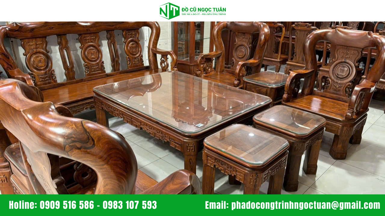 Chất liệu ảnh hưởng đến giá thu mua nội thất gia đình