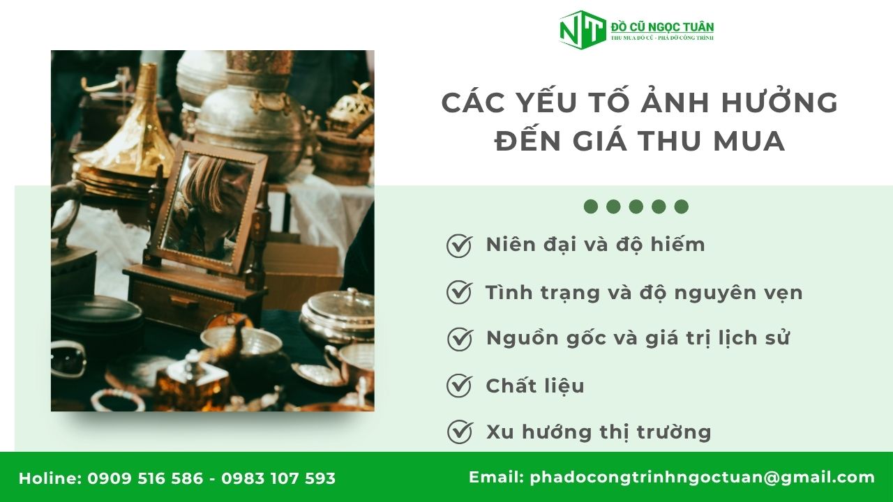 Các yếu tố ảnh hưởng đến giá thu mua
