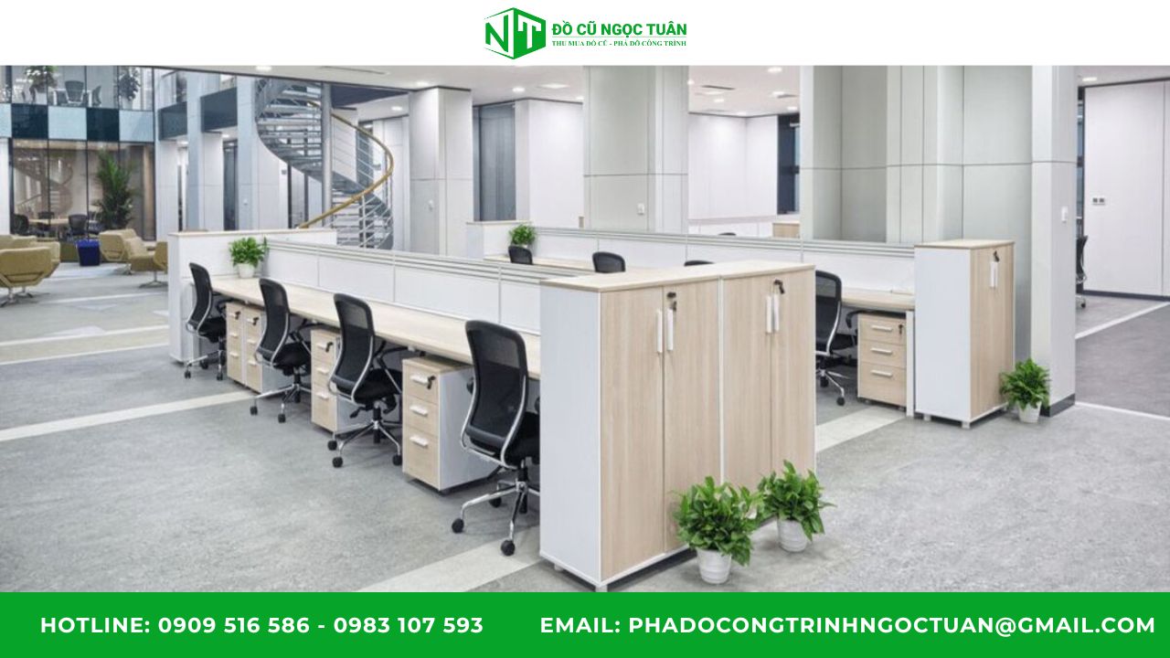 Loại đồ ảnh hưởng trực tiếp đến giá thu mua đồ nội thất văn phòng
